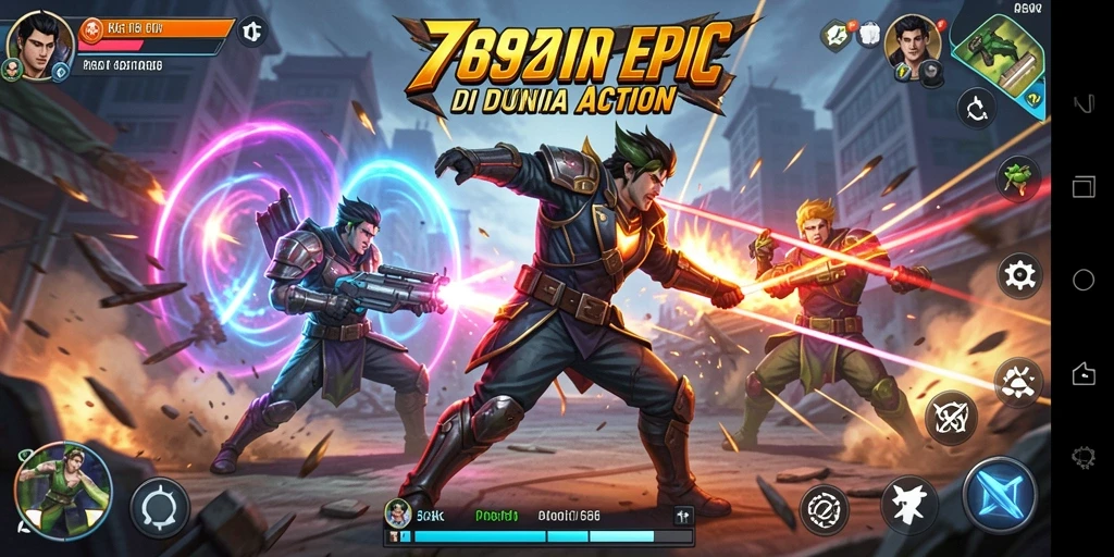 Tampilan aksi seru dalam gameplay 369ZK.