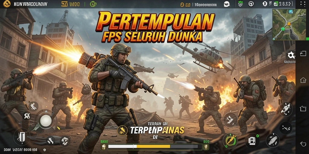 Tampilan gameplay <strong>5ZK</strong> dengan aksi cepat dan intens.