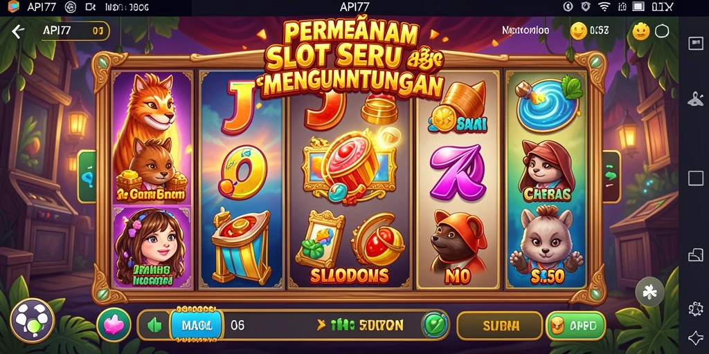 Tampilan gameplay Slot API77 yang seru dan menegangkan.