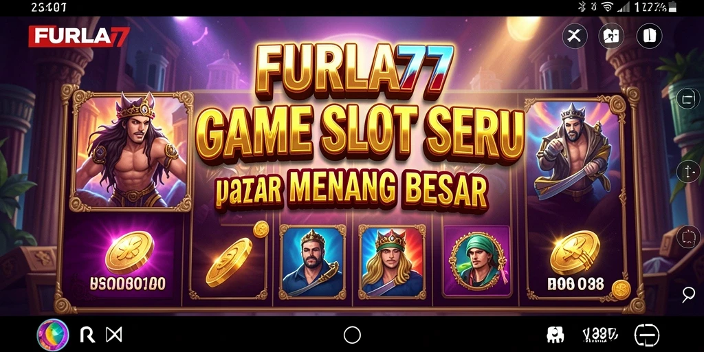 Tangkapan layar menunjukkan gameplay slot FURLA77 yang memukau dan seru.
