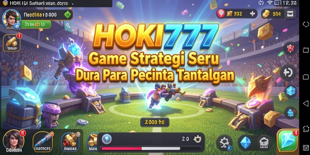 Tampilan gameplay strategi HOKI777 yang menegangkan dan seru.