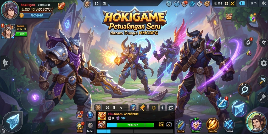 Tampilan gameplay HOKIGAME yang menegangkan dan penuh aksi.