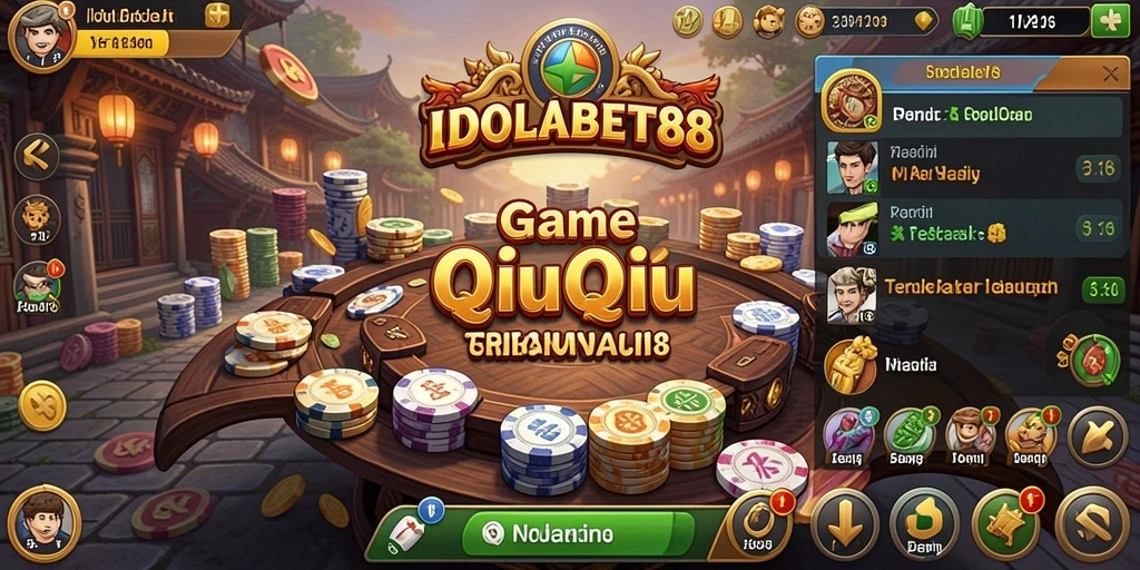 Tampilan gameplay menarik dari IDOLABET88 dalam permainan QiuQiu.