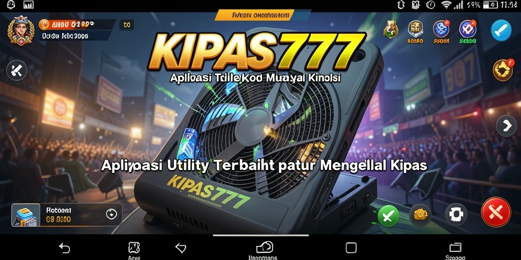 Tampilan antarmuka KIPAS777 yang bersih dan modern.