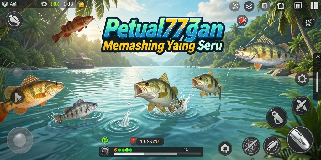 Gameplay seru dalam <strong>MAJ777</strong> saat menangkap ikan.