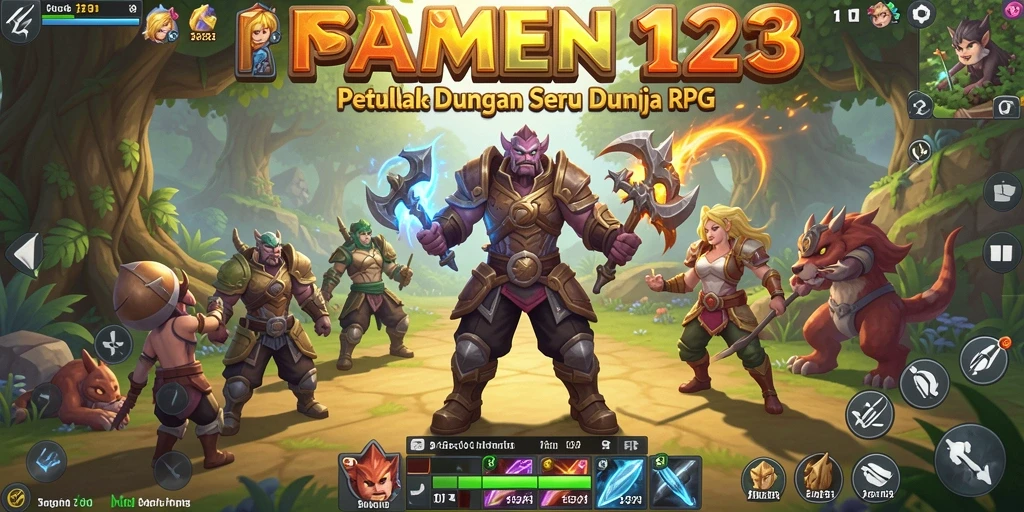 Gameplay RPG MAMEN123 yang seru dan penuh tantangan.