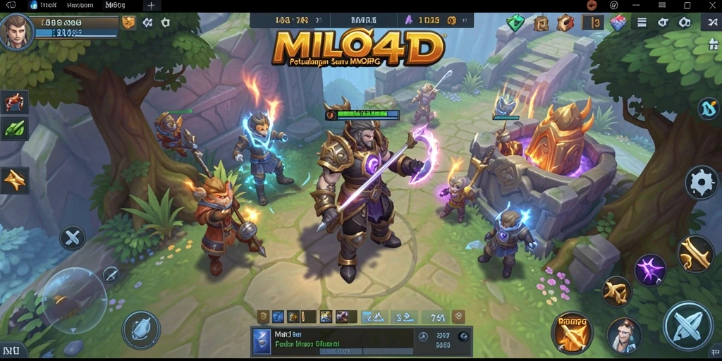 Gameplay seru dan grafis menarik di MILO4D.