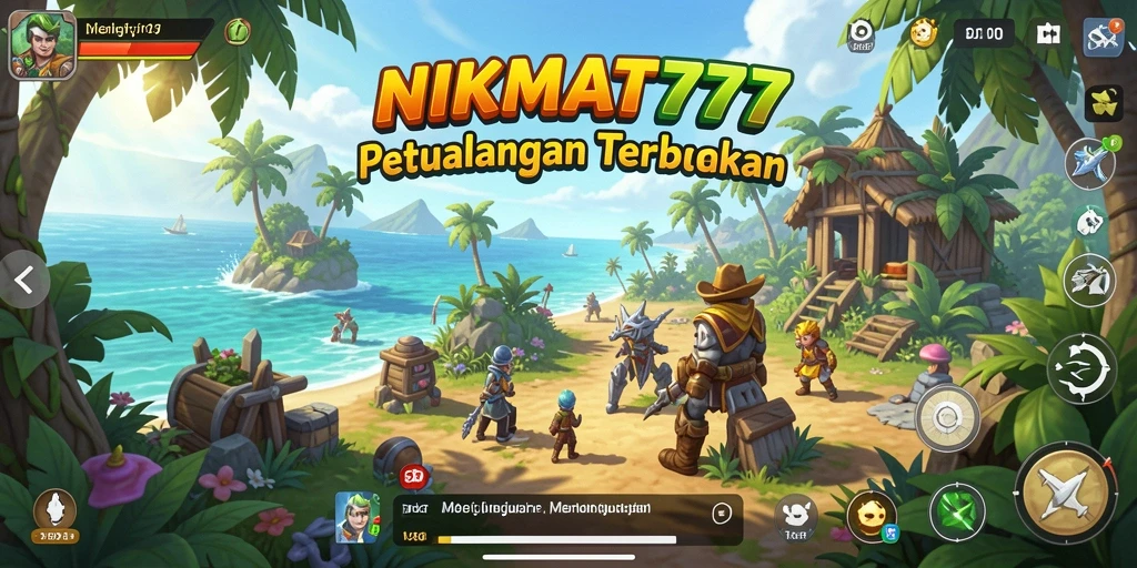 Tampilan gameplay seru di dunia terbuka NIKMAT777.