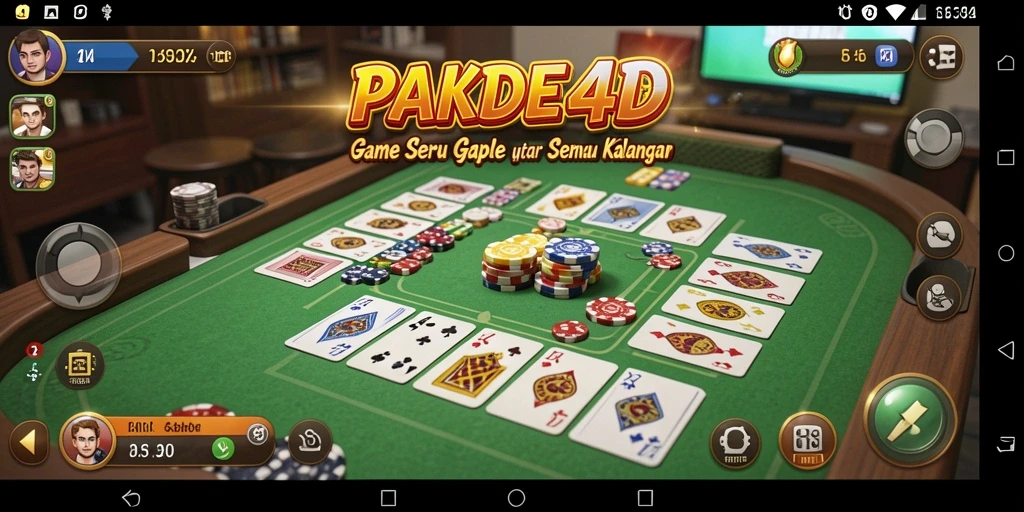 Screenshot gameplay Gaple yang seru dan interaktif