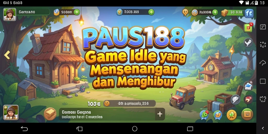 Tampilan gameplay seru dan interaktif dari PAUS188 dengan elemen Idle