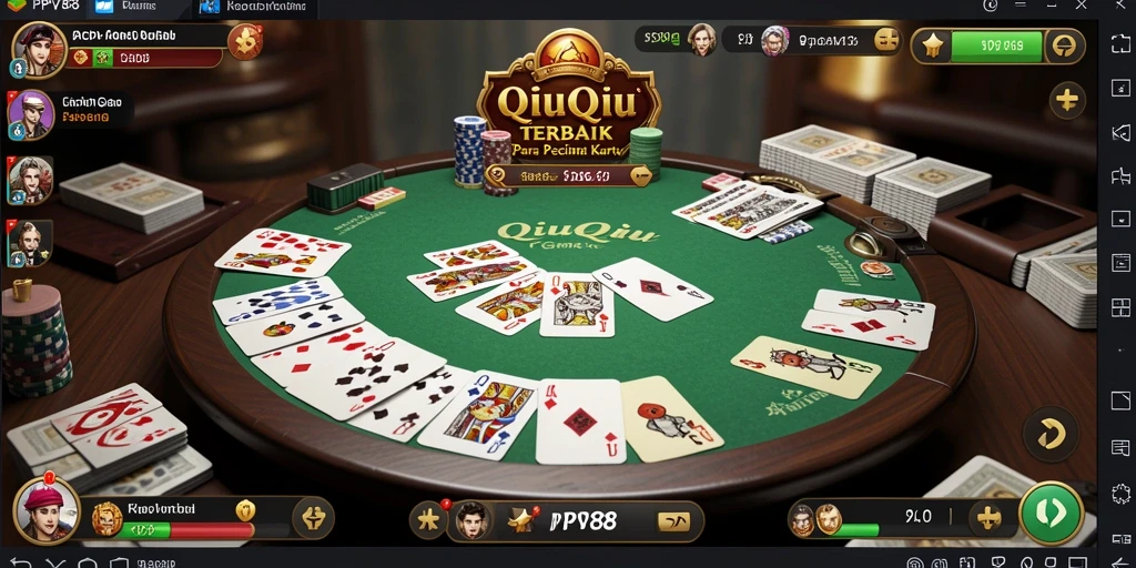 Tampilan gameplay QiuQiu yang menegangkan di PPV88.