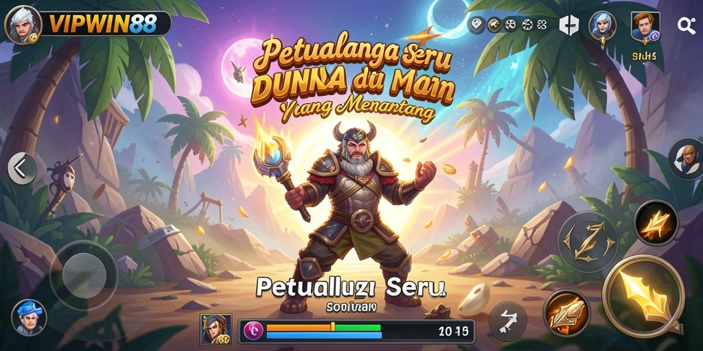 Tangkapan layar dari gameplay <strong>VIPWIN88</strong> yang menunjukkan aksi petualangan yang mendebarkan.